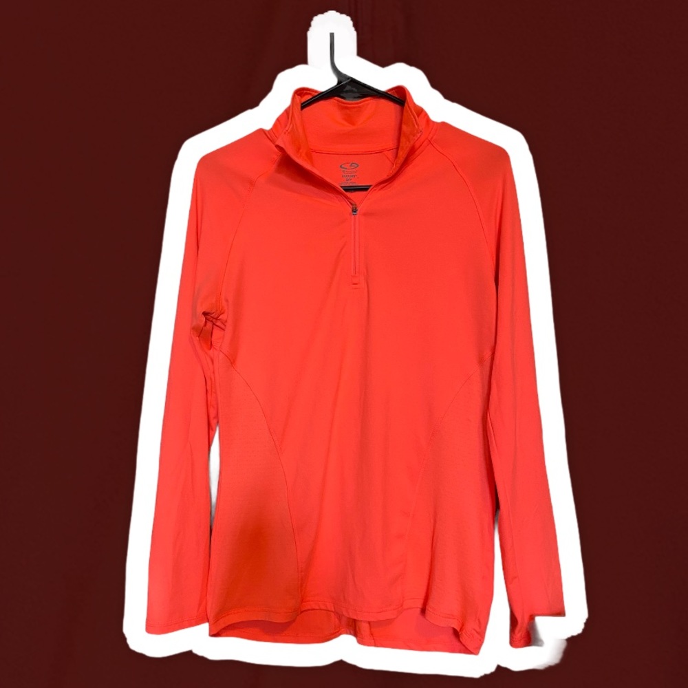 Champion orange 1/4 zip